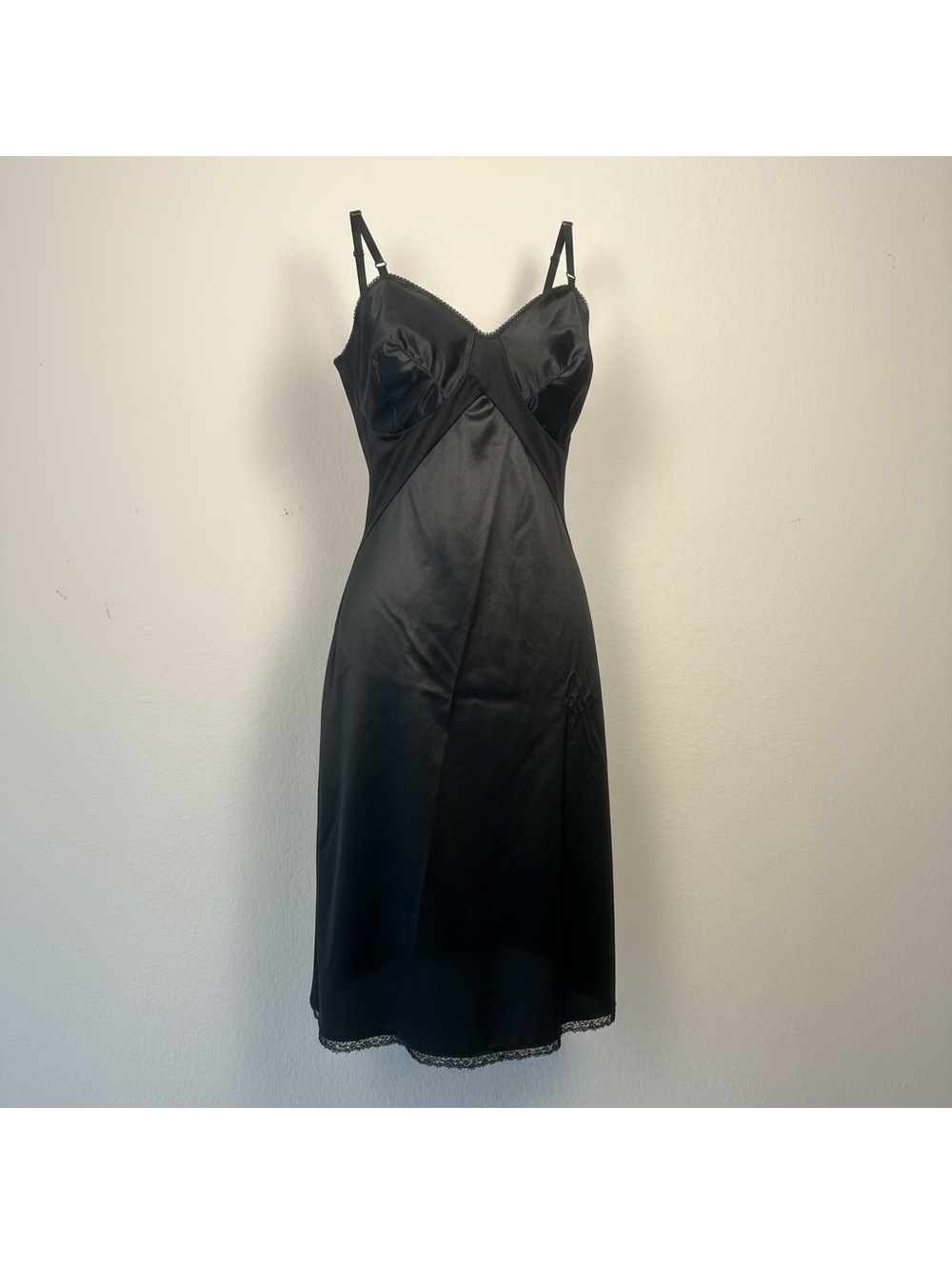 Vintage Gaymode Black Slip 34P